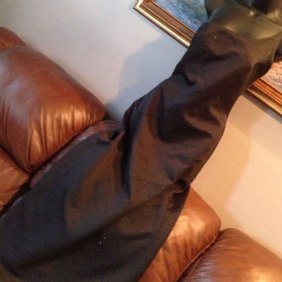 🎉one shoulder maxi  dress🎉front beaded - Picture 2 of 4